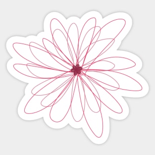 Dahlia Sticker